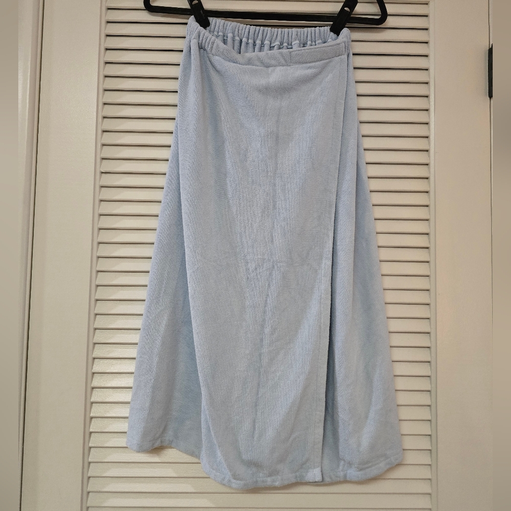 P.J. Salvage x Fab Fit Fun - Light Blue Soft Adjustable Towel Wrap